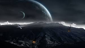 Iconic Images Space Art Wallpaper Star Wars Wallpaper Dark Planet