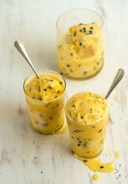 Granadilla Sorbet Fruit Sorbet Recipe Sorbet Recipes Passion Fruit Sorbet
