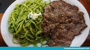 Much more than a spread for toast, it balances the earthy sage and pungent mustard in the pan sauce and gives everything a glossy coat. Peruvian Green Spaghetti With Chicken