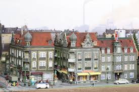 Stadsdeel Eckhausen Bob Vermeulen Modeltreinen Trein Gebouwen