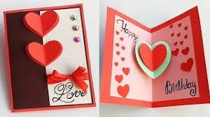 When i sign a card or letter addressed to our son and his long term girlfriend i am always unsure. How To Make Birthday Card For Boyfriend Or Girlfriend Handmade Birthday Card Idea Youtube