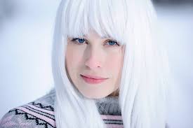 Excessive chin or facial hair, or suddenly increased growth in hair on any part of the face, may be a sign of a condition called hypertrichosis. 3 280 Young Woman White Hair Stock Photos Pictures Royalty Free Images Istock