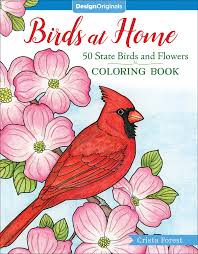 Great mouse practice for toddlers, preschool kids, and elementary students. Amazon Com Birds At Home Coloring Book 50 State Birds And Flowers Design Originals From Alabama S Camellia To Wyoming S Meadowlark With 24 Removable Cards Common Scientific Names And 12 Inspiring Examples 9781497202429 Crista