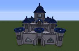 If you own a castle or a huge house. Castle With Blue Towers Blueprints For Minecraft Houses Castles Towers And More Grabcraft