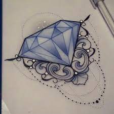 Diamonds Are A Girls Best Friend By Sophie Adamson Diamondtattoo Diamond Diamondlover Diamondsketch Je Diamond Tattoo Designs Gem Tattoo Diamond Tattoos