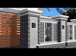 Model Pagar Rumah Minimalis Type 36 Terbaru Unik Youtube In 2020 Fence Design House Fence Design Front Wall Design