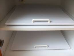 キッチンにスライド棚を手作り インテリア 収納 キッチン 収納 シンク下 スライド プリンター 収納