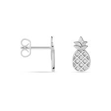 Boucles D Oreilles Fantaisie Fruit Ananas Argent Oxyde Ronde Pavage Blanc 925 1000 Faofbzw1mn0 Histoire D Or