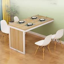 Maybe you would like to learn more about one of these? Wall Mounted Folding Table Multi Function Computer Writing Dining Table Space Saver Fold Out Convertible Desk Flexible Invisible Dining Table Color Wood White Size 80 60cm Buy Online At Best