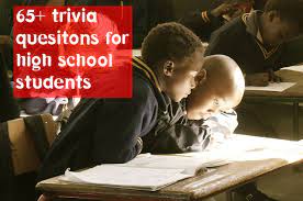 Also, see if you ca. 70 Trivia Questions And Answers For High School