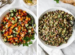 This kale quinoa salad is perfect for lunches or side dishes! 40 Easy Healthy Salad Recipes Downshiftology