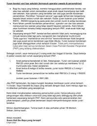 Pengerusi pertubuhan tadika swasta negeri sembilan (tuntasn9), abdul rahman abd jalil berkata, ketika ini semua tadika swasta di negeri ini sedang menutup operasi bagi mematuhi arahan pkpb seperti ditetapkan majlis keselamatan negara (mkn). Bantuan Yuran Tadika Swasta 2018