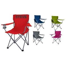 Personalized Outdoor Folding Chairs With Matching Drawstring Carrying Bag For Adults Chair Fabric Is D Outdoor Folding Chairs Chair Fabric Personalized Chairs
