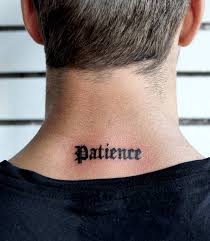 Neck tattoos easily grab people's attention. 61 Meaningful One Word Tattoos That Say A Million Things