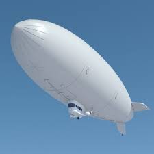 Generic Blimp 3d Max Generic Zeppelin Airship