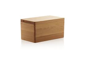 The whole thing is assembled using wood glue and finish nails. 8 Favorites Modern Wooden Bread Boxes And Bins