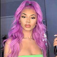 Arabella Human Hair Wigs 613 Blonde Body Wave 13x4 Inch Lace Frontal Wig Hair Color Pink Dark Hair With Highlights Blonde Hair Color