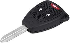 Amazon Com Llave De Bloqueo Remoto De 3 Botones Con Chip Para Chrysler Dodge Jeep Automotriz