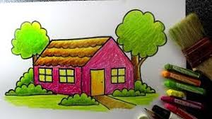 Sudah bagus, beragam, dan tinggal cetak. Cara Menggambar Rumah Request