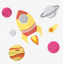 Space background in blue and green colors with a lot of stars shining around. Download Cute Color Space Png Images Background Toppng