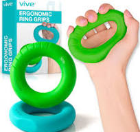 Ergonomic Ring Grips - Hand & Forearm Strength