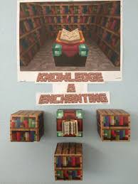 Minecraft Bulletin Board For Reading Corner Classroom Decor Class Decoration Minecraft Classroom