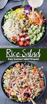 Rice Salad Recipe Easy Salad Recipes Easy Summer Salads Brown Rice Recipes