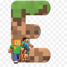 Pixel text generator, 3 fonts Minecraft Minecraft Enderman Alphabet Letter Birthday Mines Child Mines Party Png Pngwing