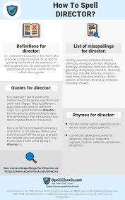 How To Spell Director And How To Misspell It Too Spellcheck Net