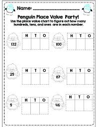 Hundreds Tens Ones Worksheets 2nd Grade Counting Worksheet 1