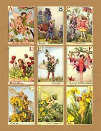View credits, reviews, tracks and shop for the 2003 cd release of cicely mary barker's a flower fairy alphabet on discogs. Vintage Alphabet Fairies Digital Collage Sheets Instant Etsy Flower Fairies Cicely Mary Barker Fairy Art