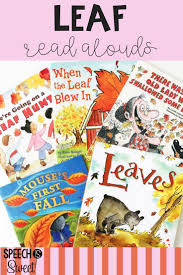 Leaf Books For Fall Speech Therapy Speech Is Sweet Fallen Book Leaf Book Speech Therapy Materials