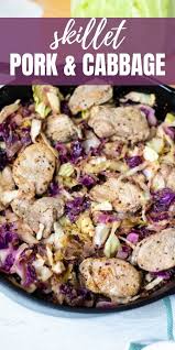 Heat 1 tablespoon of the butter in skillet; Skillet Pork Tenderloin With Cabbage A Mind Full Mom