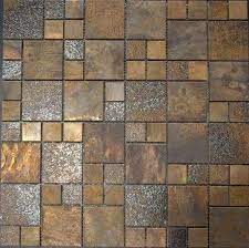 Electric & alternative fuel fireplaces. Antique Copper Tiles Meitian Mosaic Co Ltd Backsplash Accent And Fireplace Surround Copper Tiles Fireplace Tile Fireplace Surrounds