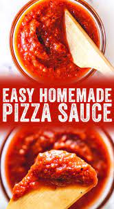 Easy Pizza Sauce Recipe 5 Minutes A Couple Cooks Recipe Pizza Sauce Homemade Pizza Recipes Homemade Easy Homemade Pizza