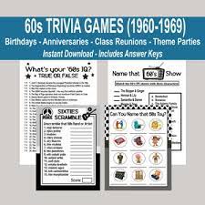 They're great icebreakers and help make any event memorable. 50th Birthday Games 1971 Anniversary Games 1971 Birthday Etsy