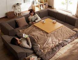 Dentro de 50 años, quizá nos sentemos a la mesa con los japoneses. O Kotatsu E Uma Invencao Japonesa Capaz De Realizar Um Grande Sonho Ficar Deitado Na Cama O Dia Todo A Id Japanese Home Decor Japanese Floor Sofa Floor Sofas