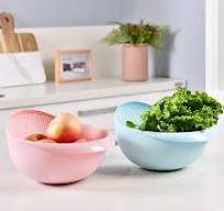 Rice Sieve Plastic Colander Kitchen Drain Basket with Handles Rice Bowl  Strainer Strainer Basket Sink Drain Kitchen Tools - AliExpress