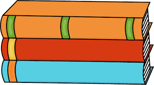 Stack Of Three Books Book Clip Art Clip Art Book Spine