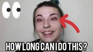 A cool new way to freak out your parents. Keeping My Eyelids Flipped Inside Out For As Long As I Can Youtube
