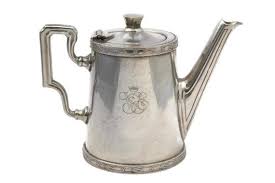 Vintage Orient Express Silver Coffee Pot By Ercuis French Etsy Silver Teapot Tea Pots Orient Express