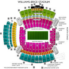 Williams Brice Stadium Seating Chart Best Seat 2018