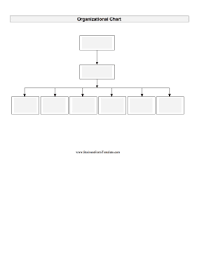This Printable Blank Organizational Chart Can Be Customized