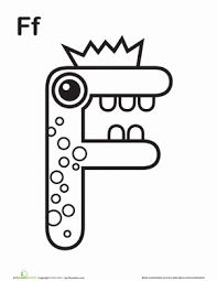 Coloring pages for kids mythological creatures and monsters coloring pages. Alphabet Monster Coloring Pages Education Com Alphabet Coloring Pages Monster Coloring Pages Alphabet