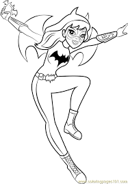 These coloring sheets will help children free printable batman coloring pages for kids. Bat Girl Coloring Page For Kids Free Dc Super Hero Girls Printable Coloring Pages Online For Kids Coloringpages101 Com Coloring Pages For Kids