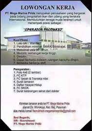 Karyawan pabrik di pasuruan, jawa timur cari di antara 19.600+ lowongan kerja terbaru pekerjaan penuh waktu, sementara dan paruh waktu langganan informasi lowongan kerja cepat & gratis pemberi kerja terbaik di pasuruan, jawa timur kerja: Lowongan Kerja Terbaru Operator Produksi Dunia Belajar