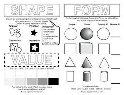 Elements Of Art Art Worksheets Elements Of Art Art Lesson Plans