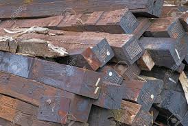 If exposed to adequate moisture levels, these chemicals will leach away into the soil. A Group Of Railroad Ties Covered In Creosote Stock Photo Picture And Royalty Free Image Image 32043138
