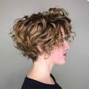 30 Cute & Easy Hairstyles for Short Curly Hair