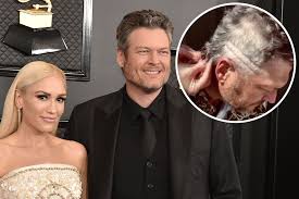 Look at the fire in his eyes, thinking about his love of this mullet. Gwen Stefani Shaves Blake Shelton S Quarantine Mullet